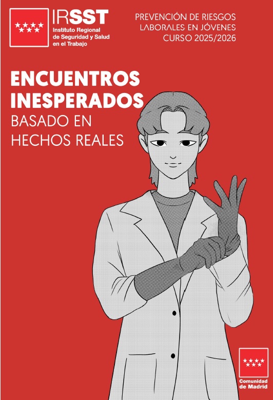 Portada de Encuentros inesperados. Basado en hechos reales 7. Metales preciosos: seguridad en laboratorio, la mejor aleación. (Cómic)