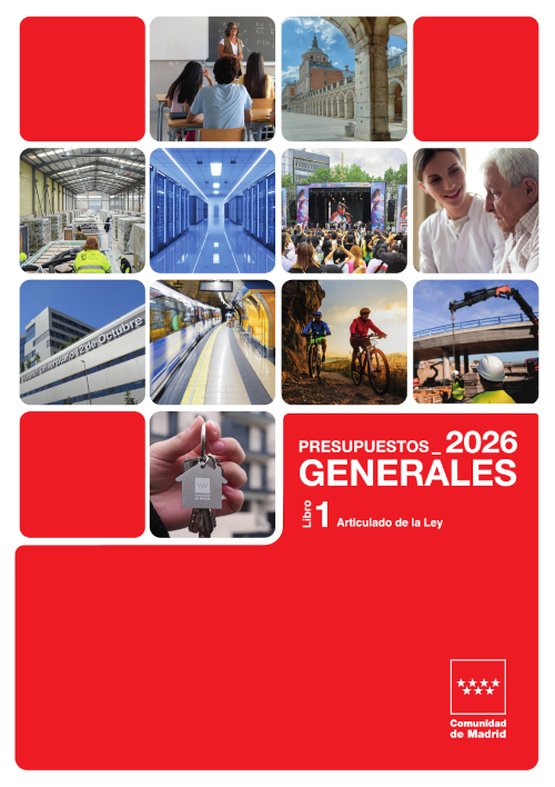 Portada de Presupuestos Generales de la Comunidad de Madrid 2026