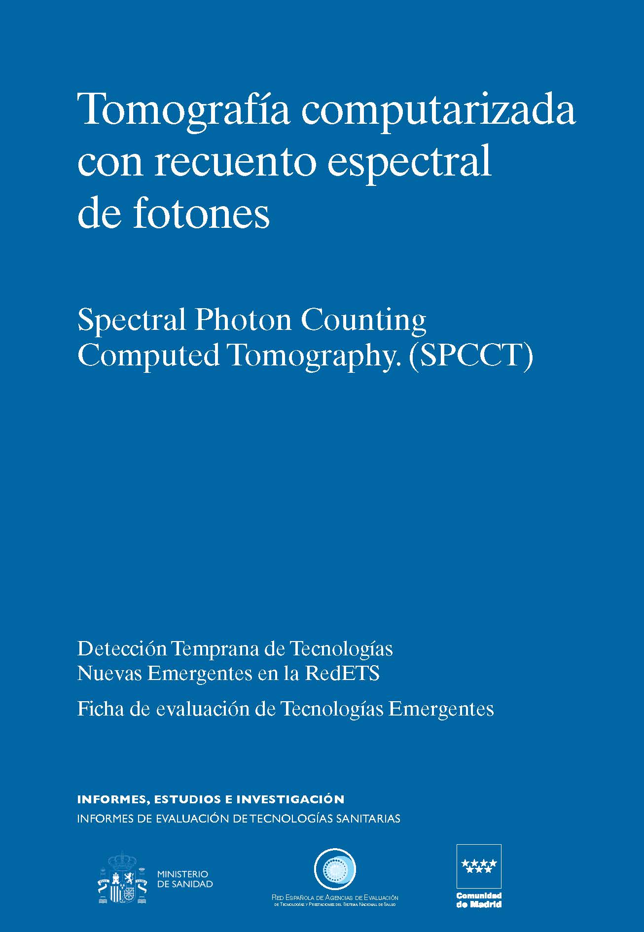 Portada de Tomografía computarizada con recuento espectral de fotones