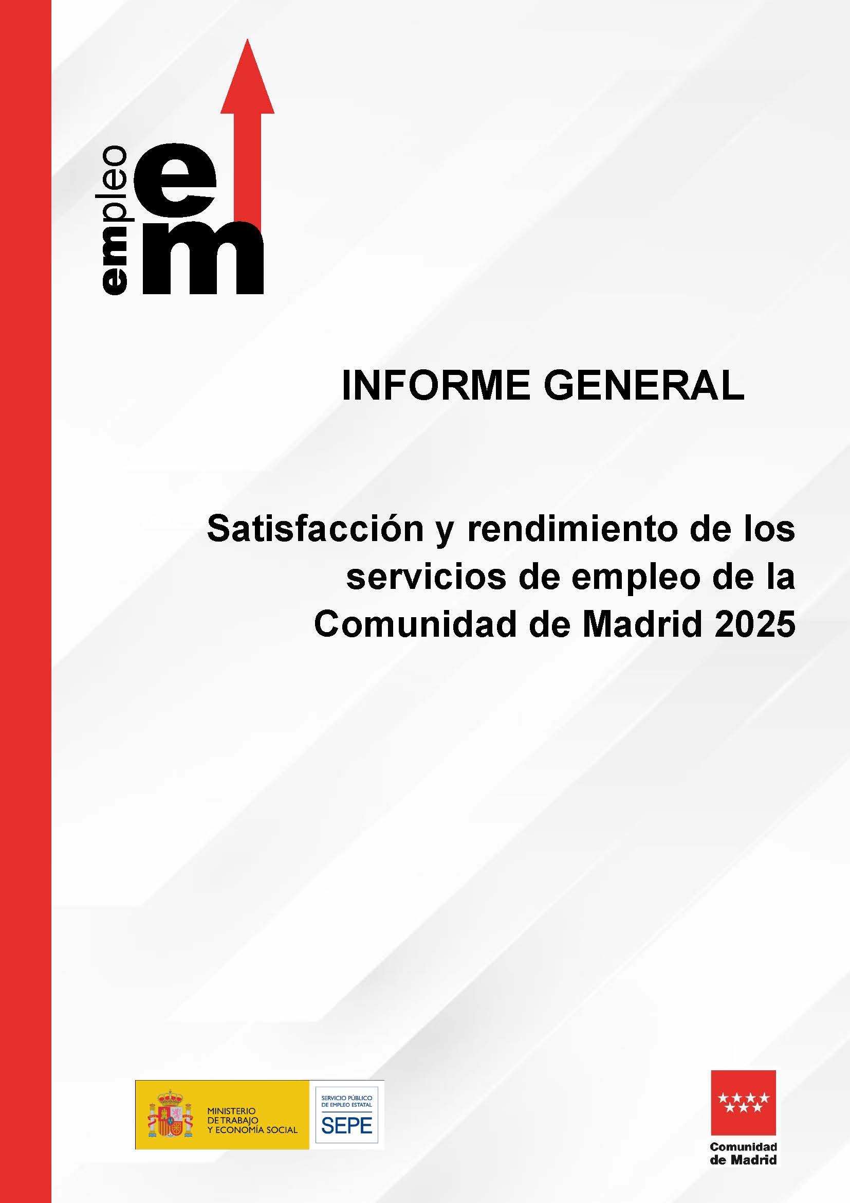 Portada de Satisfacción y rendimiento de los servicios de empleo de la Comunidad de Madrid 2025