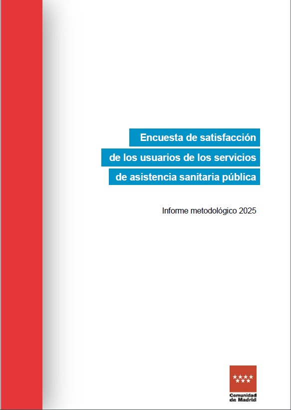 Portada de Encuesta de satisfacción de los usuarios de los servicios de asistencia sanitaria pública de la Comunidad de Madrid 2025: Informe metodológico