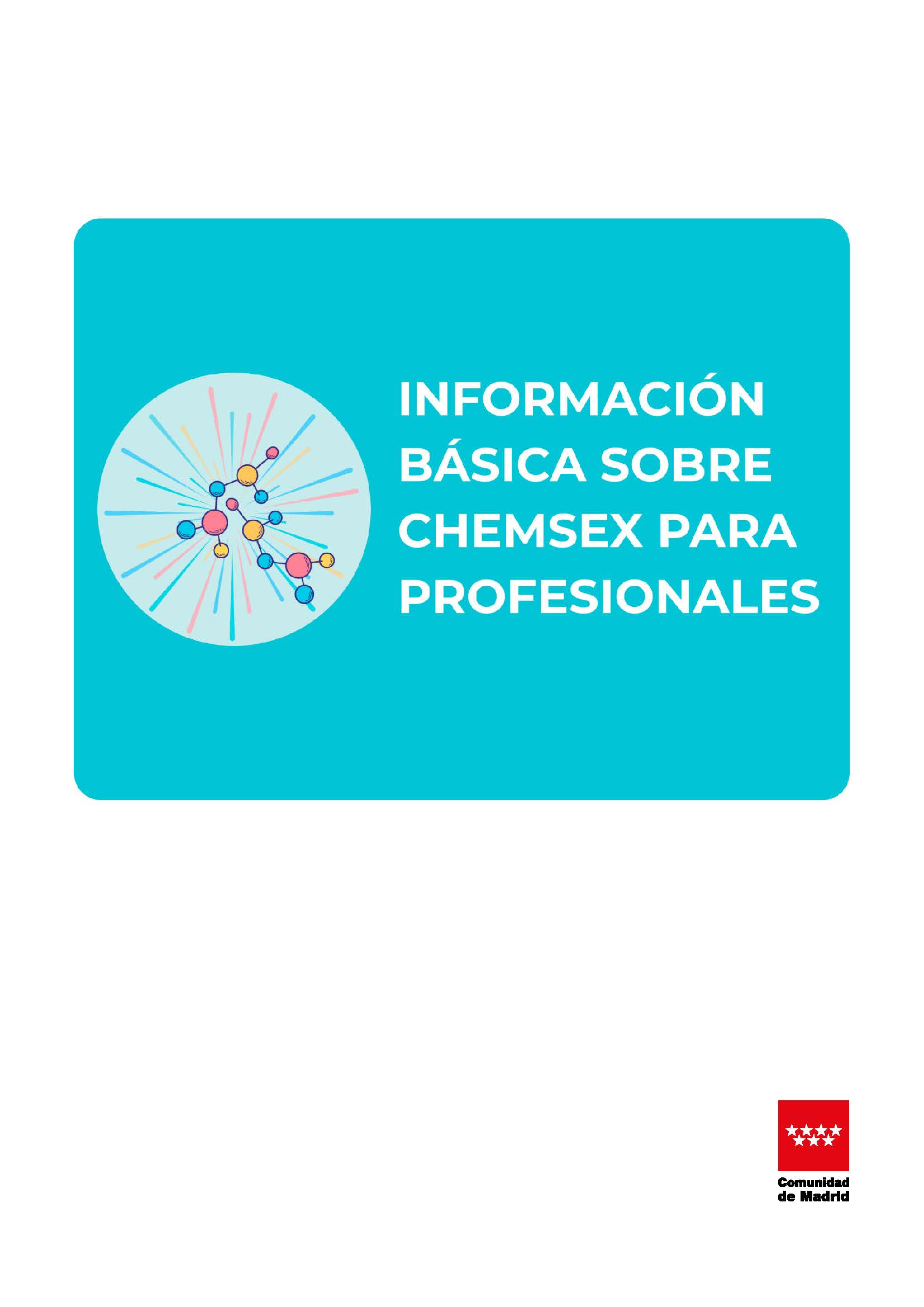 Portada de Información básica sobre Chemsex para profesionales