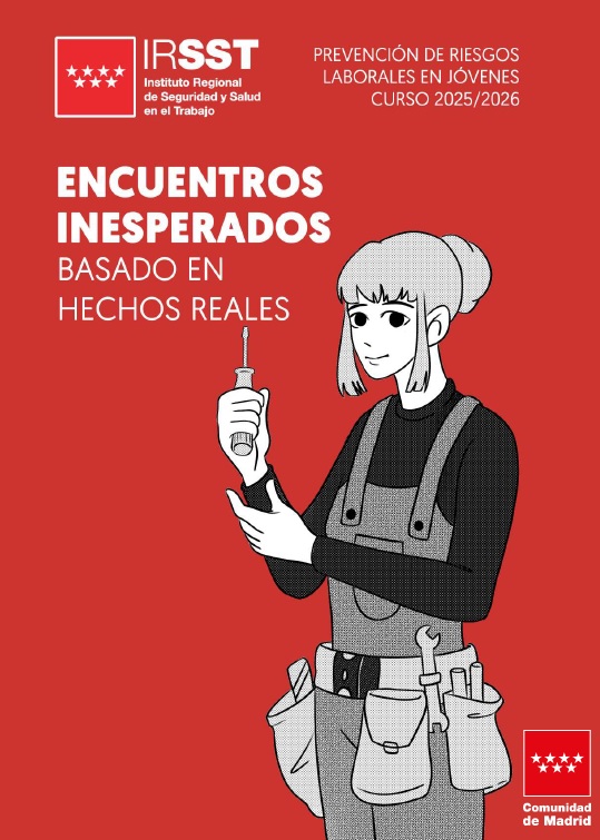 Portada de Encuentros inesperados Basado en hechos reales 10. Un paso en falso: escaleras, prisas y riesgos evitables. (cómic)