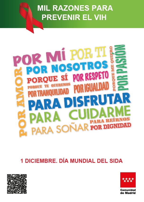 Portada de la publicación Mil razones para prevenir el VIH (Tríptico)