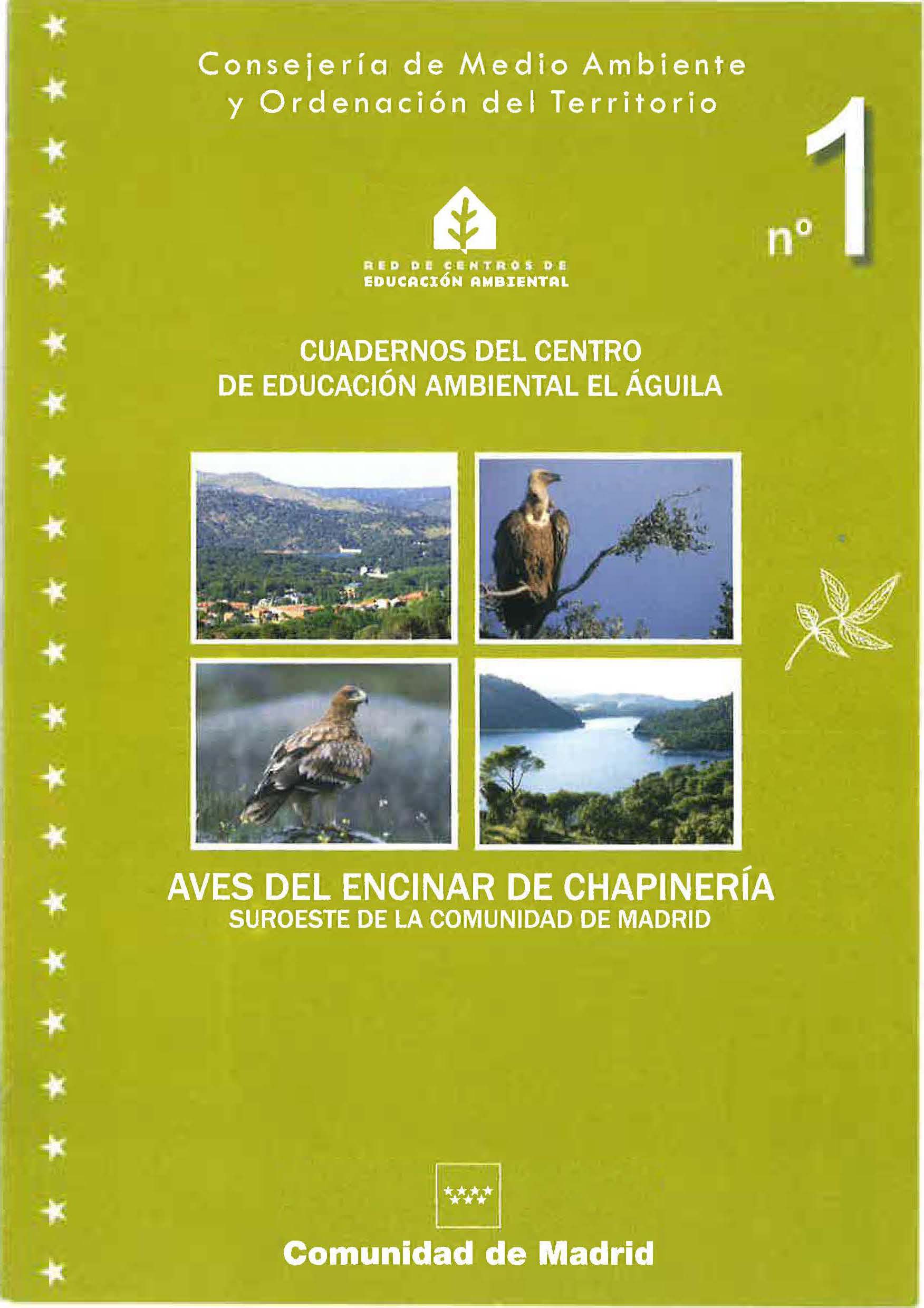 Portada de la publicación Aves del encinar de Chapinería: suroeste de la Comunidad de Madrid