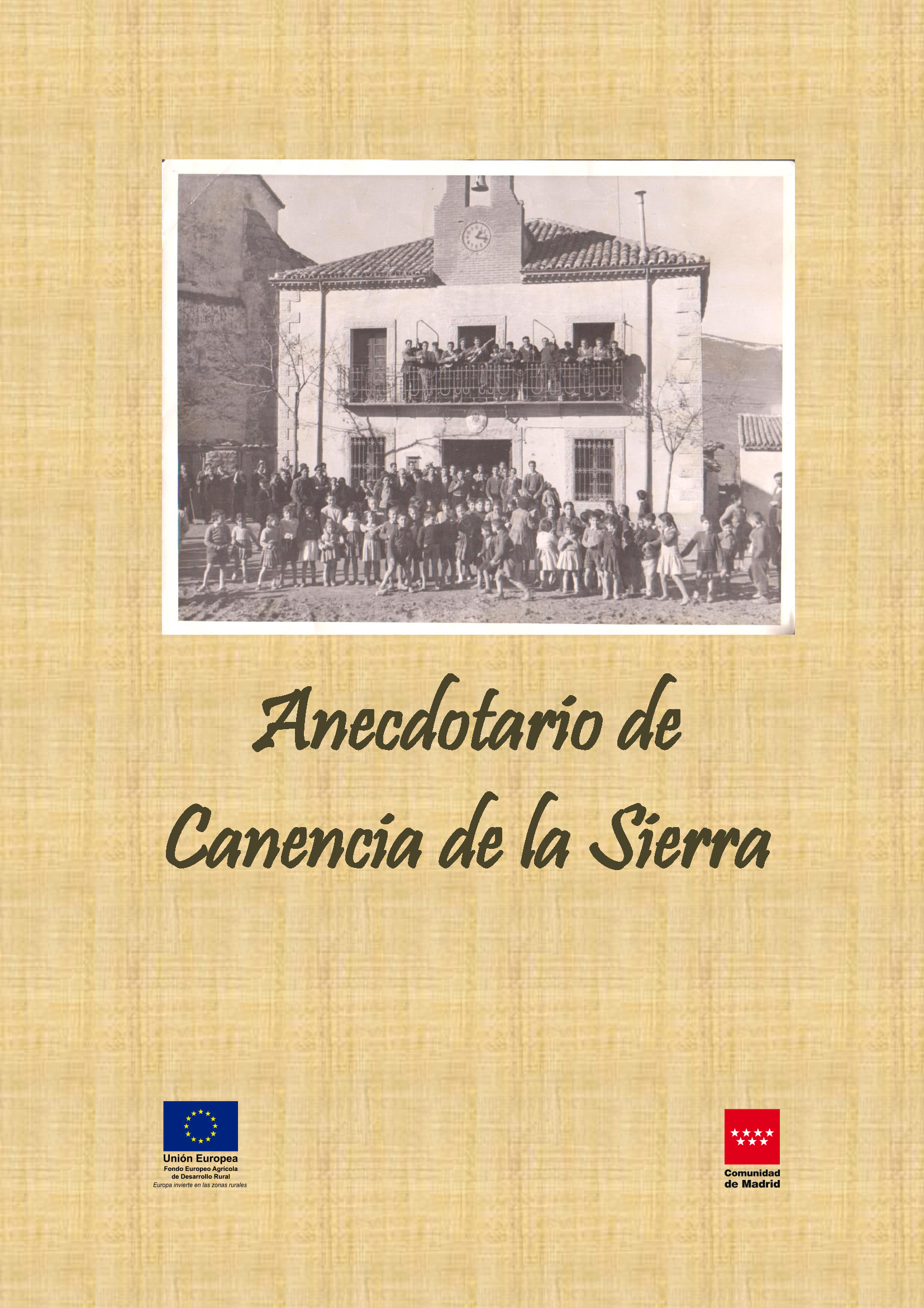 Portada de la publicación Anecdotario de Canencia de la Sierra