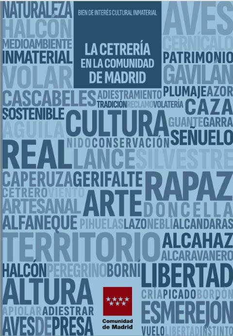 Portada de la publicación Cetrería en la Comunidad de Madrid, La