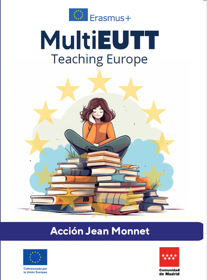 Portada de la publicación Formación docente multinivel de la Unión Europea. (MultiEUTT): Teaching Europe