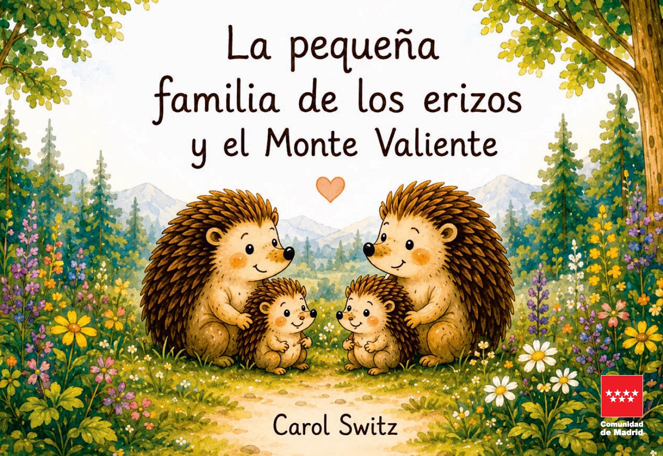 Portada de la publicación La pequeña familia de los erizos y el Monte Valiente