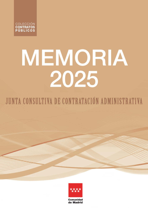Portada de la publicación Junta Consultiva de Contratación Administrativa. Memoria 2025