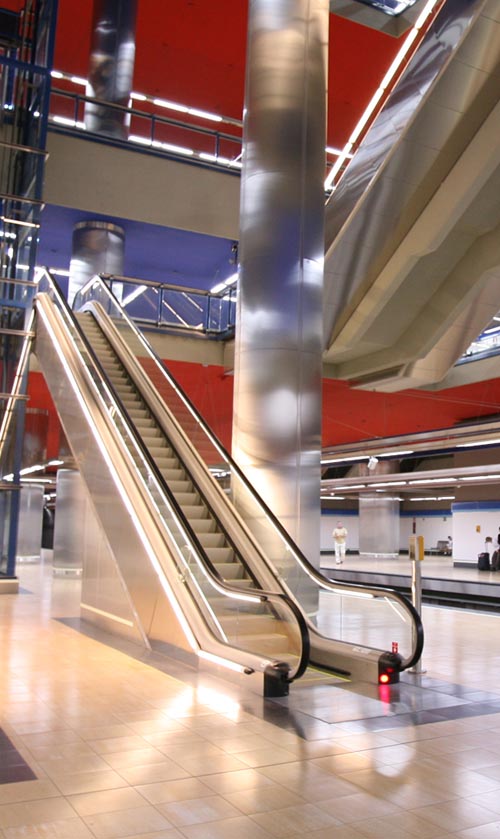 Underground world of steel